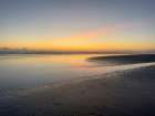 Sunset over beach, Olympic Peninsula, Washington State. Art Print